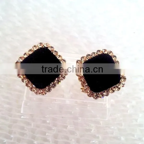 small quantitiy korean fancy flannelette diamond stud earrings