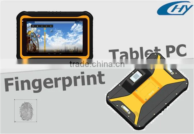 7 inch rugged android 3G three anti-industrial-grade Fingerprint Sensor RFID handheld tablet PC