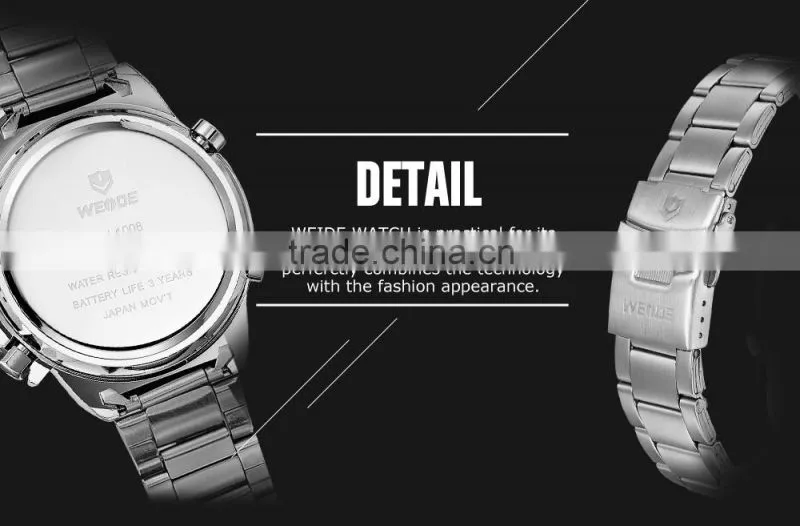 2015 Best Watch Stainless Steel Caseback Japan Movement WatchCheap Men Watch Wrist Watch WH1008-1C