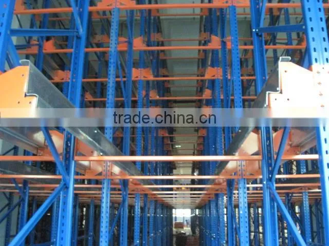 shuttle racking for steel pallet