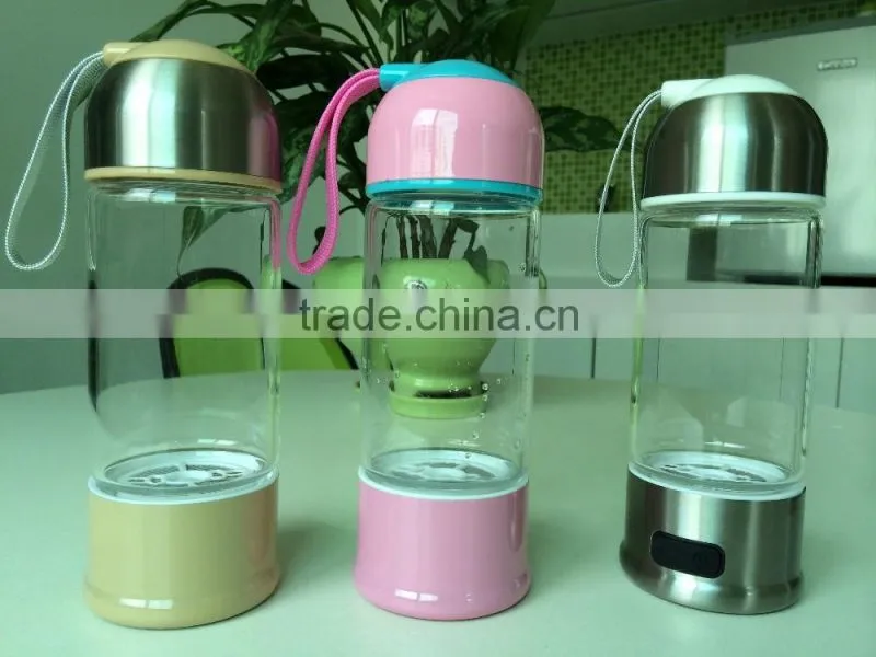 Alkaline portable bottle ionizer Hydrogen generator alkaline water bottle