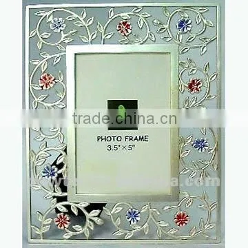 Hollow-out decorative pattern zinc alloy photo frame CQDE1093