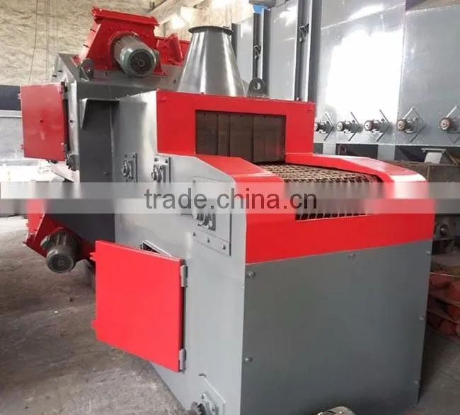 Wire mesh belt wheel blasting machines