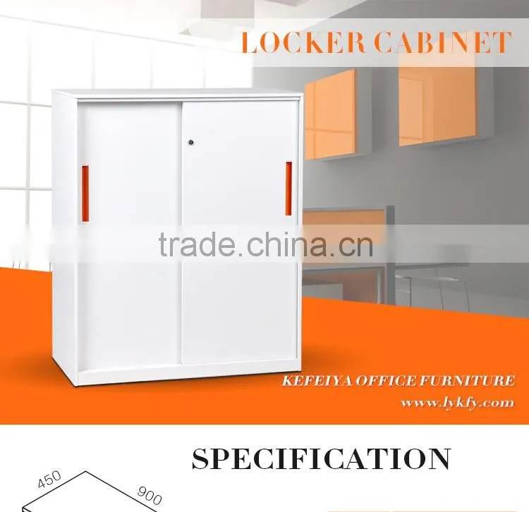 Steel Sliding Door File Cabinet European Furniture