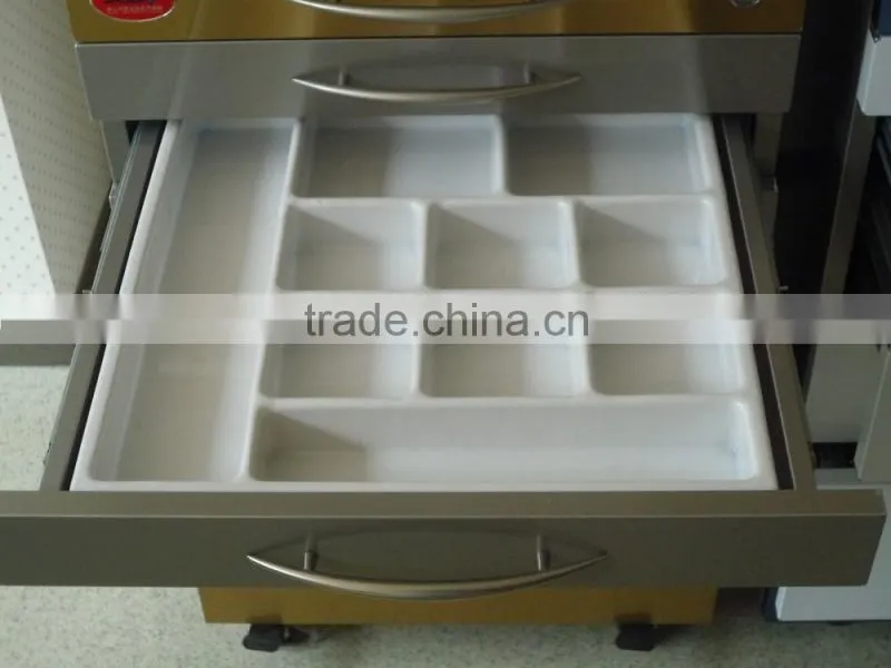 Dental stainless steel mobile trolley for sale !
