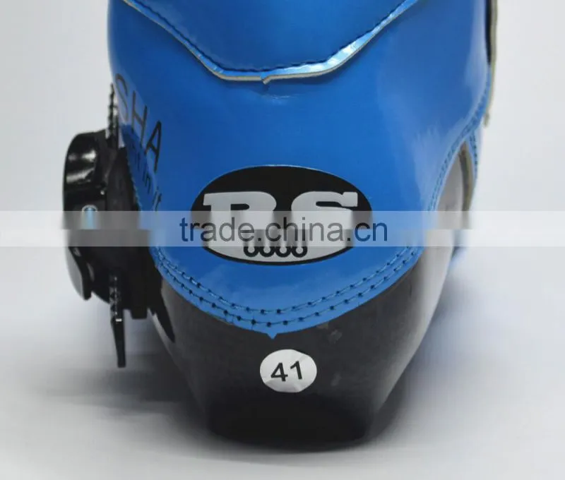 roller skate carbon shell 100%handmade Speed Racing boots skating boot Blue color Inline Skate Shoes Roller Skate in stock