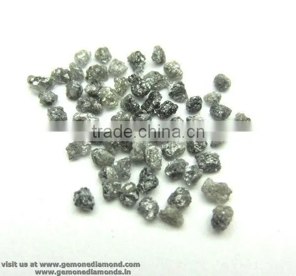 Black Color Uncut Rough Diamond For Jewelry and Tools