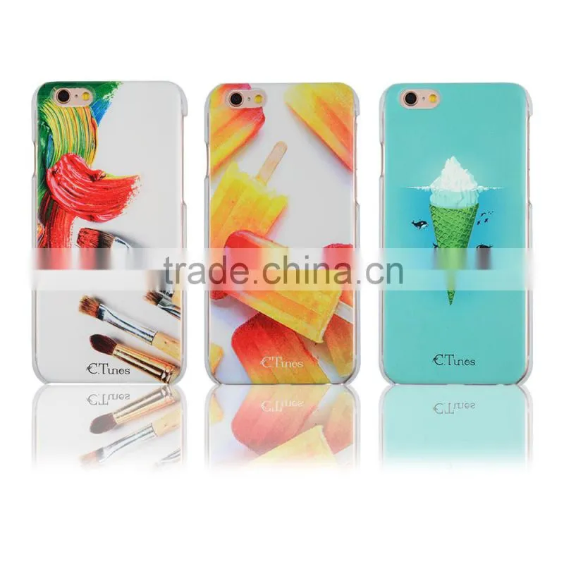 C&T Ultra Slim PC Hard Cover Case +Tempered Glass Sreen Protector 3 in 1 Design Front Cover & Back Case for iPhone 6 6S