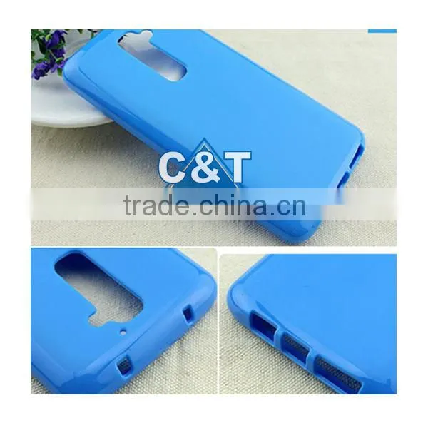 C&T Clear Matte Design Soft Slim Tpu Gel Flexible Case Cover for LG K8