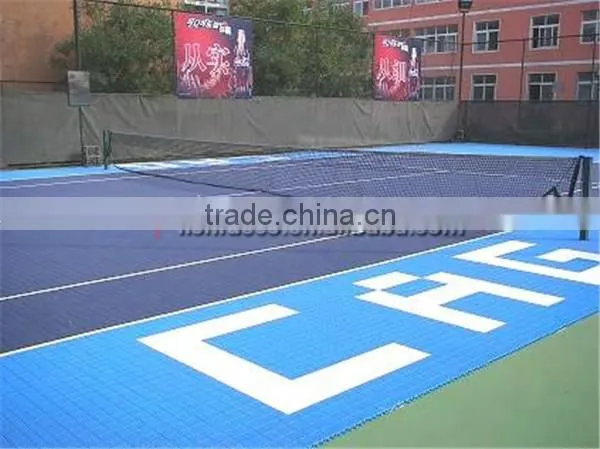 Anti-slip Interlocking Badminton Court Floor Mat