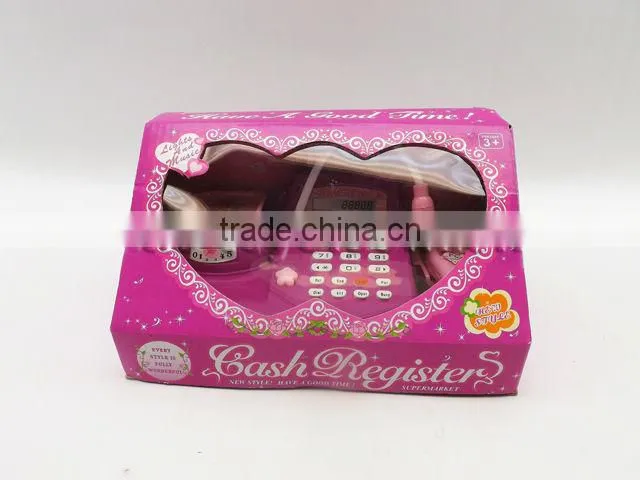 2014 Plastic Kids Toy Cash Register With Microphone