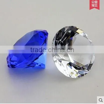 Custom clear blank large crystal diamond wholesale