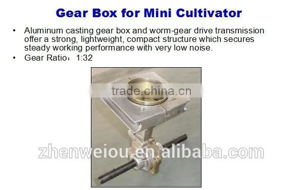 Thunderbay Y4000CE CE Certified 4 Cycle Cultivator with adjustable cultivator wheels
