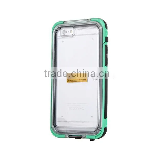 For iPhone6 Waterproof Case Cover With Home Button Green