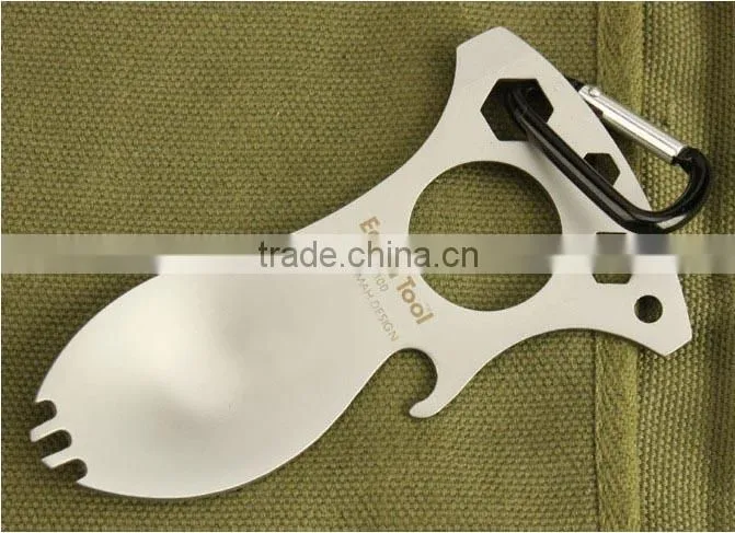 Hot selling OEM stainless steel multi-function spoon bottle opener UDTEK00238