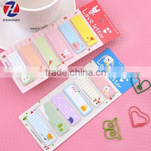 Hot sell product cute design love letter memo