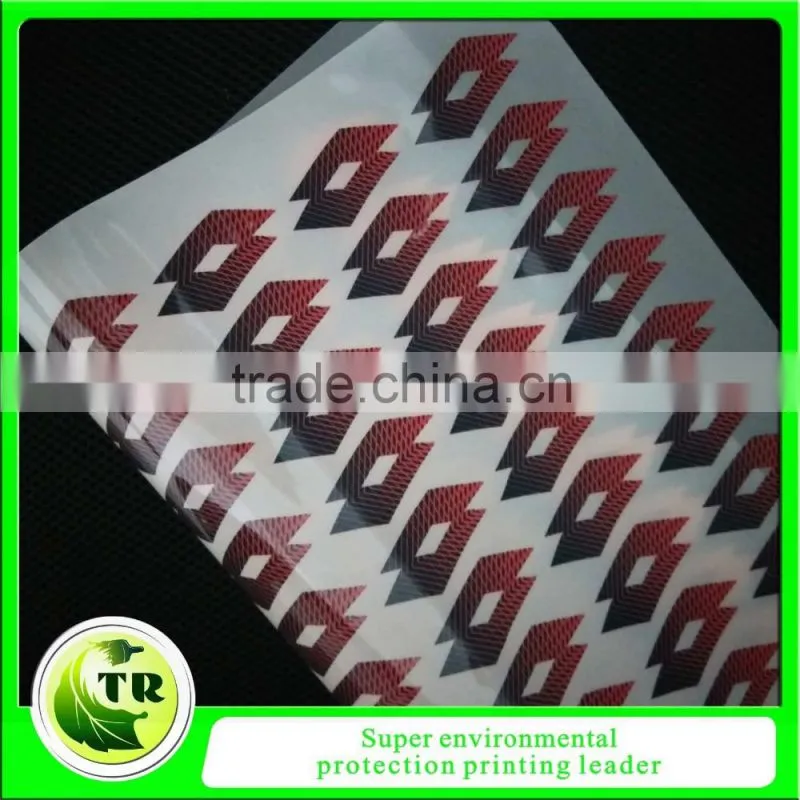 High quality t-shirt silicone reflective heat transfer printing labels