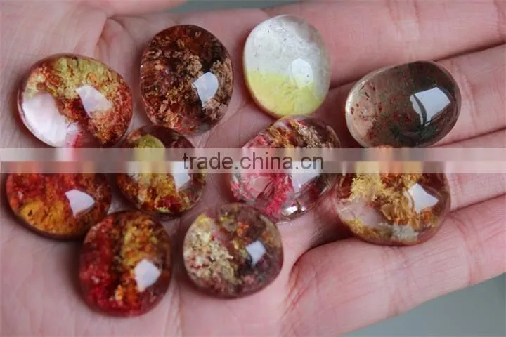 Natural Red Quartz Crystal Pendant/ Crystal Tumbled Stones