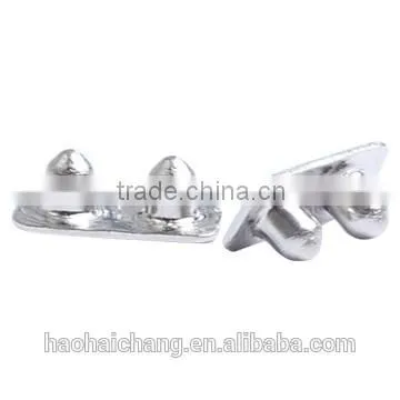 Double Solid Brass Round Head Brass Terminals Rivets