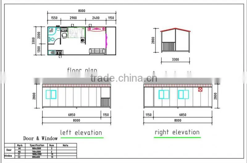 Prefab Living Container Home kit for sale