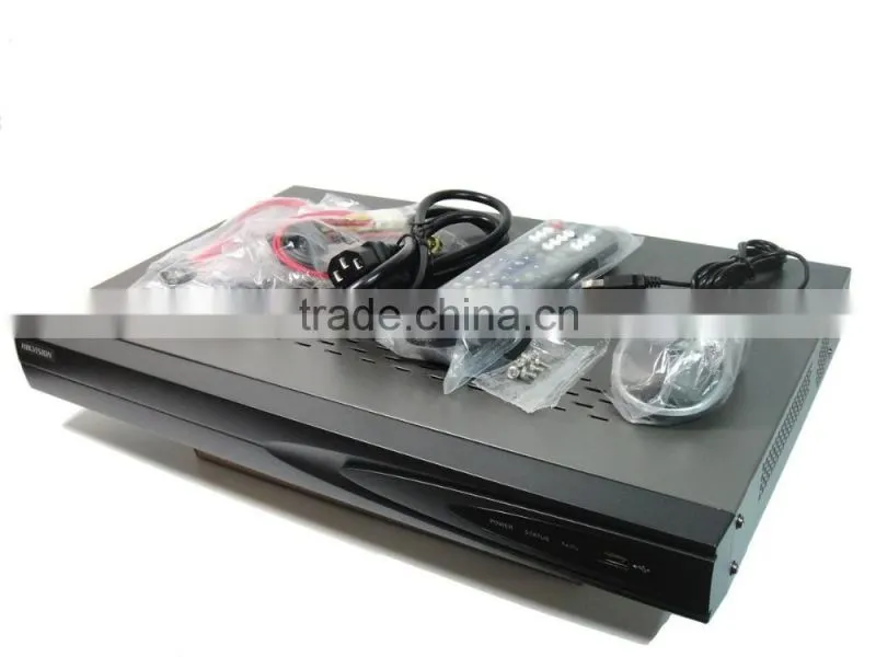 Economic hikvision Embedded Plug & Play 4ch POE NVR supports 4ch IP camera input