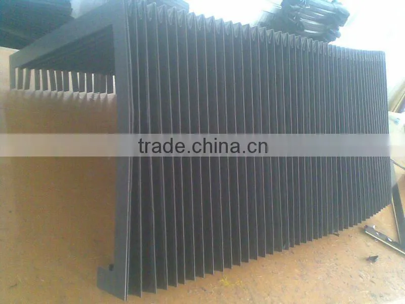 china factory hebei ruiao machine tool accessory high quality nylon cloth accordion bellows cover