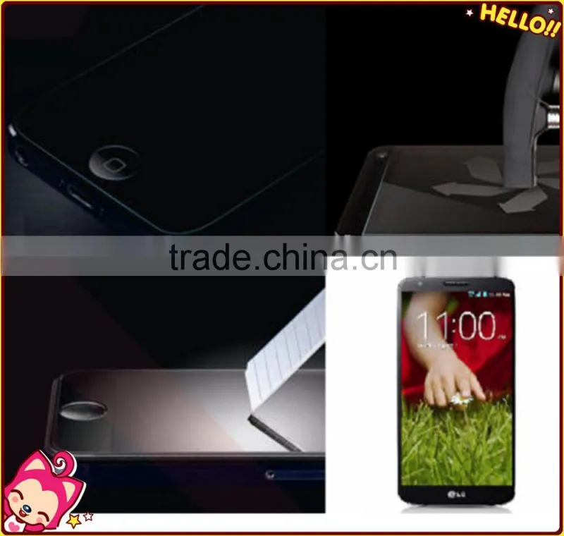 9H 0.33 2.5 D Tempered Glass Screen Protector for LG, high quality for LG G2 Tempered Glass Screen Protector