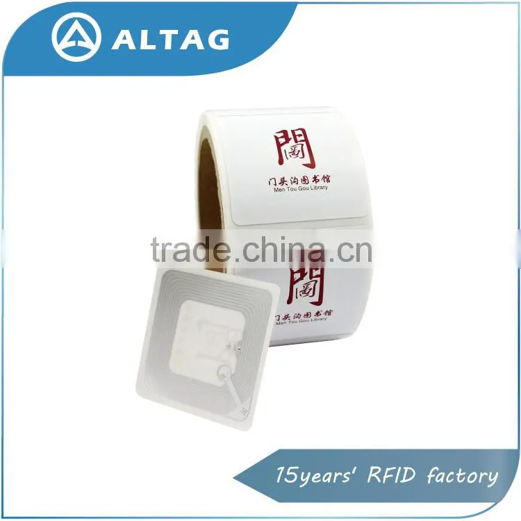 Library rfid label/rfid label/rfid sticker book rfid tag