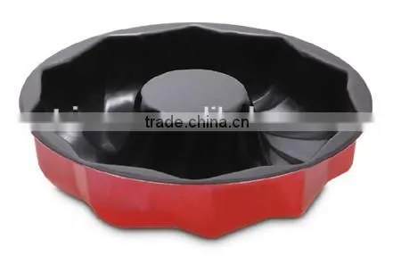 Red Bundform Pan ecko bakeware