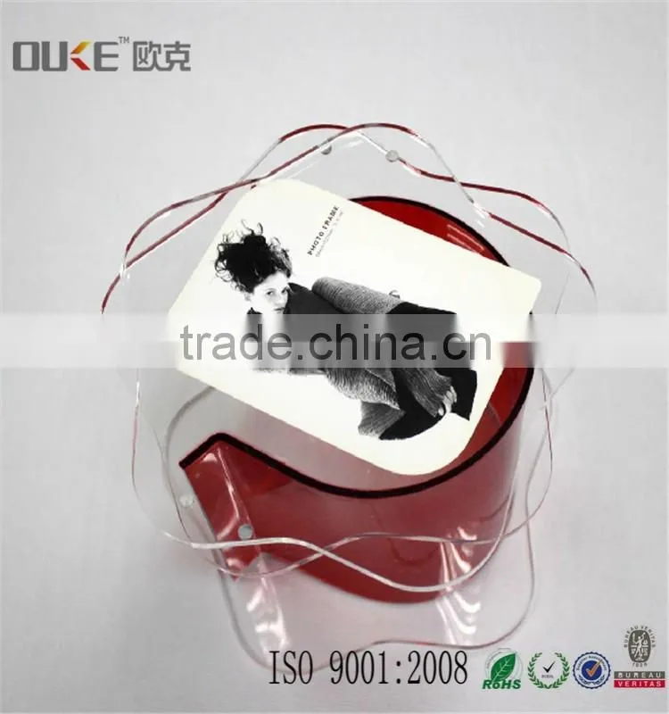 hot new product custom high quality acrylic fish tank with photo frame