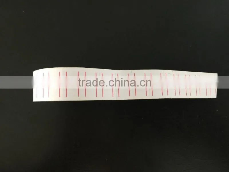 Normal two red line paper price labels
