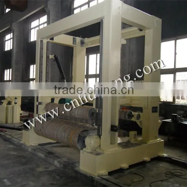 Paper making machine paper rewinder