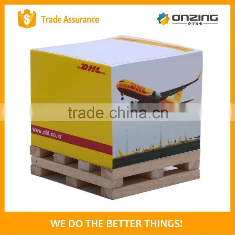 High quality 4 sides printing promotional paper memo cube
