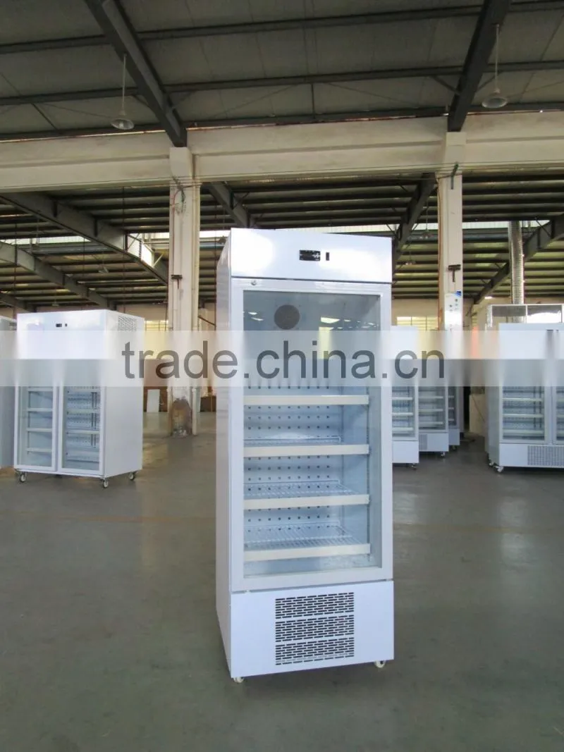 pharmaceutical factory freezer and refrigerator in glass door 660L