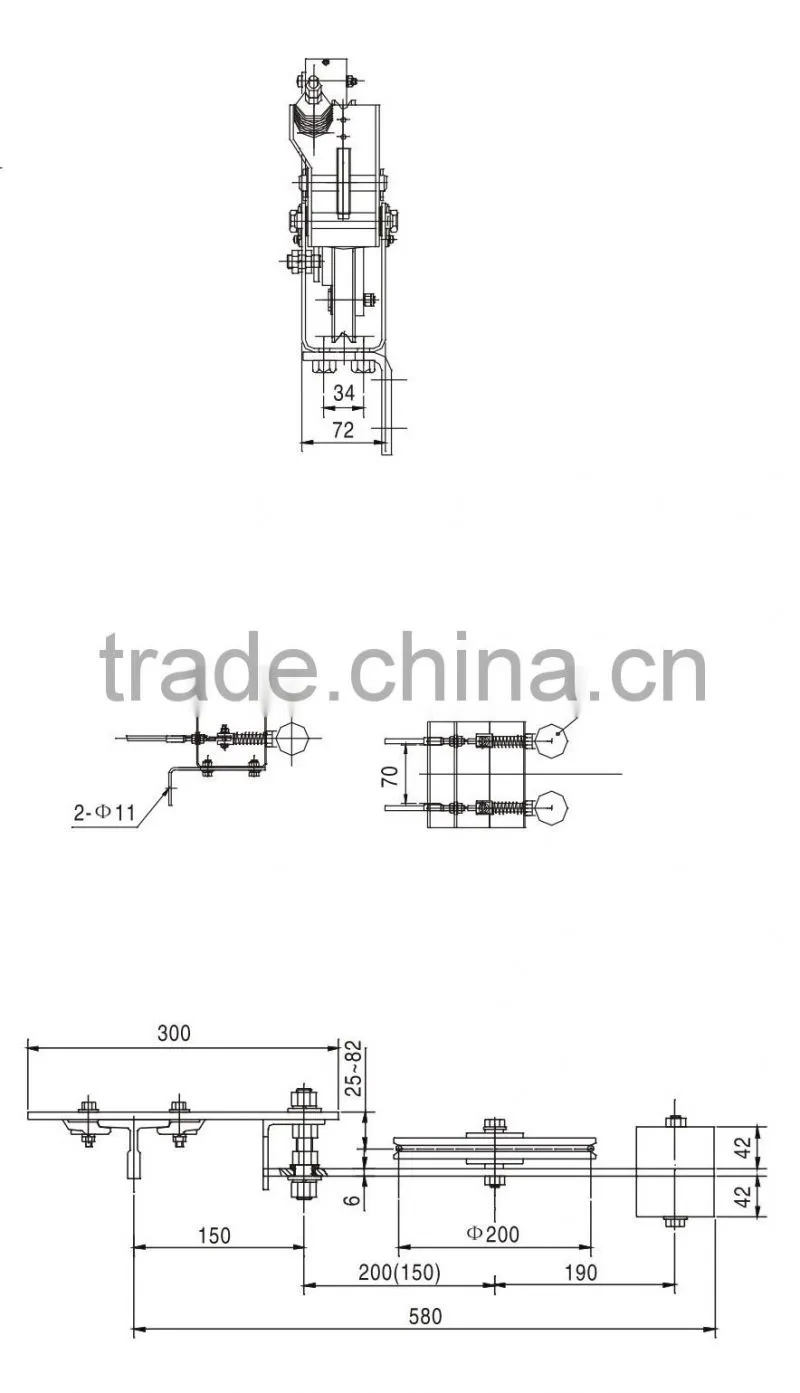 Spare Parts Intercom Cast Iron Elevator Weights