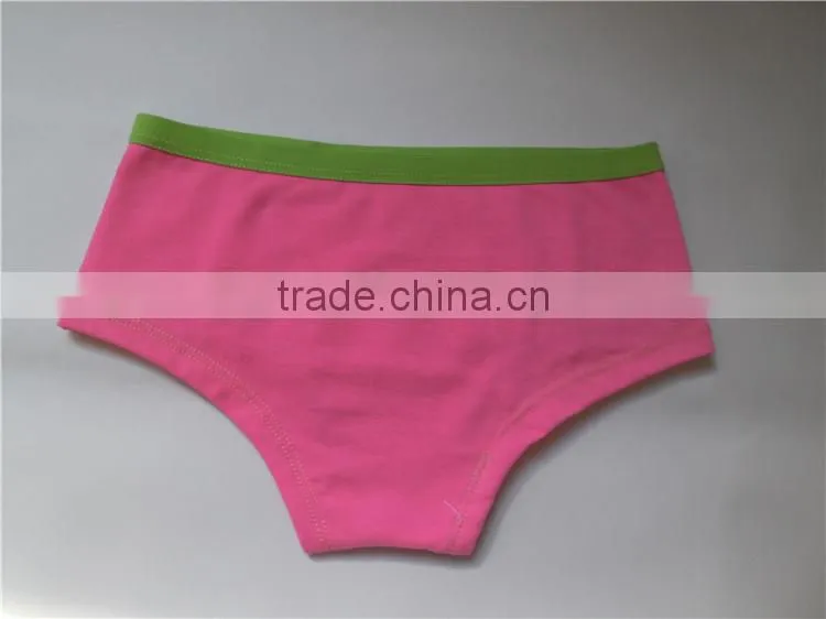 Best quality new design child cotton panty sexy children underwear
