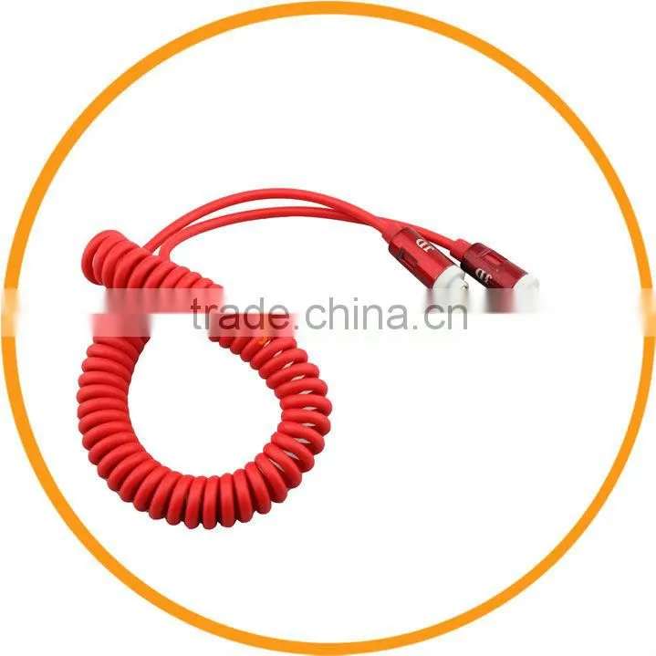 2M 6.5FT Flexible Spring 3.5mm Car Jack Male Extend Stereo Audio AUX Cable from dailyetech