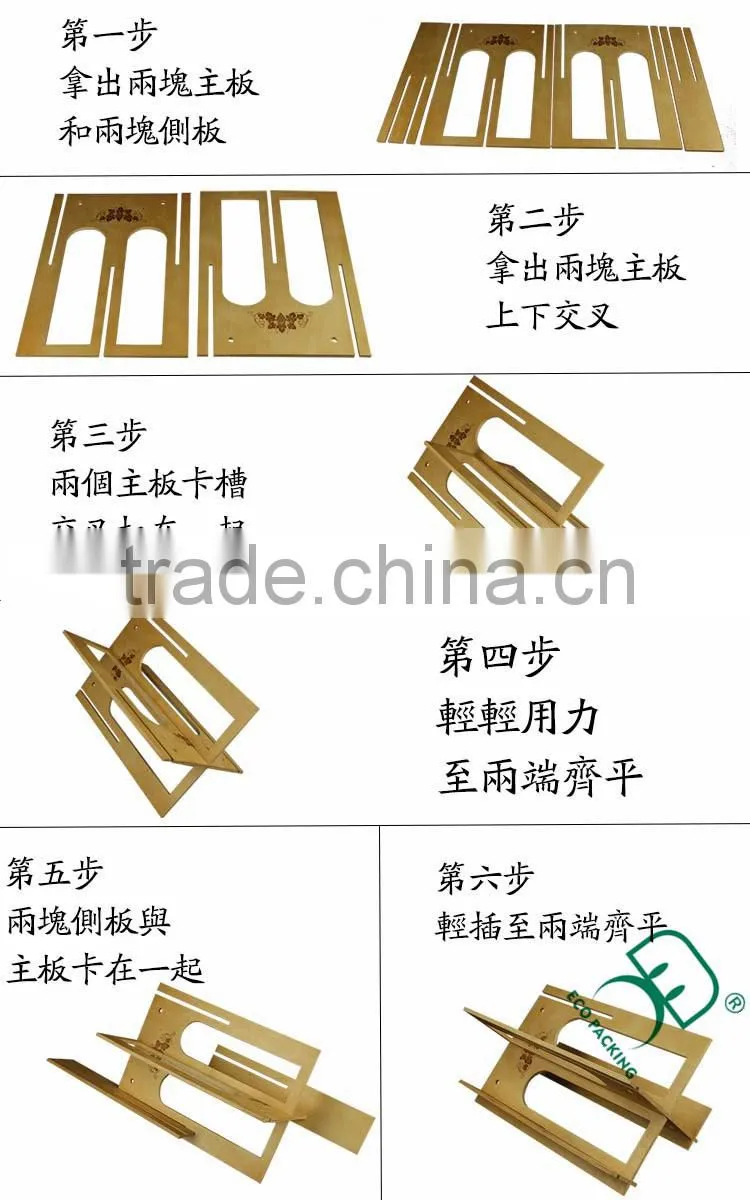 2015 New product! Unique Not closed Multi function wooden wine box
