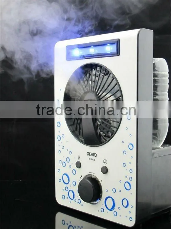 2012 latest hotsale bottle mini humidifier FAN ultrasonic humidifier