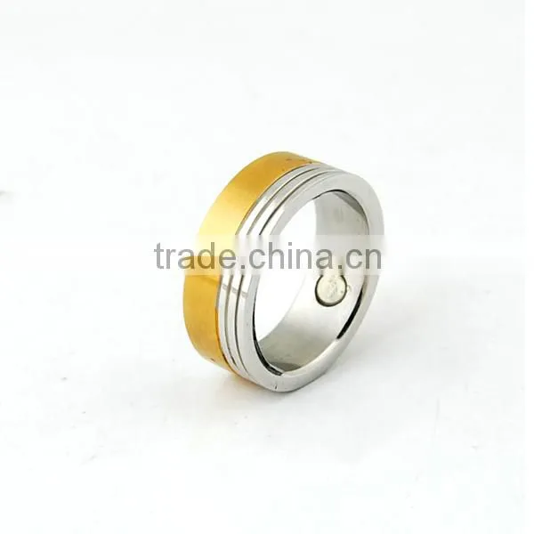 2015 fashion stainless steel engagement rings