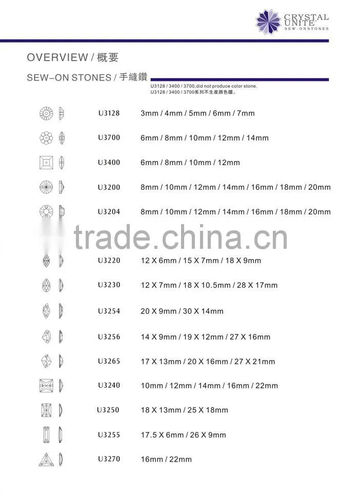 Black diamond stones sew on women Garments
