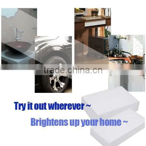 Compressed Magic Nano Sponge with Scouring Pad