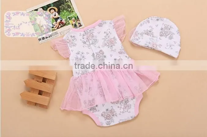 Summer baby girl 100% comfortable cotton cute dress