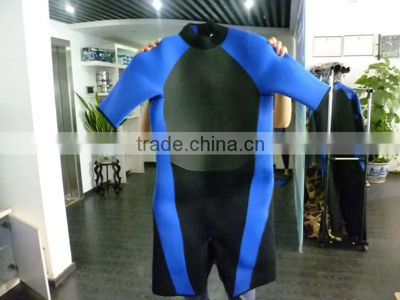 hot selling short sleeves and short pants men scuba diving wetsuit WS02