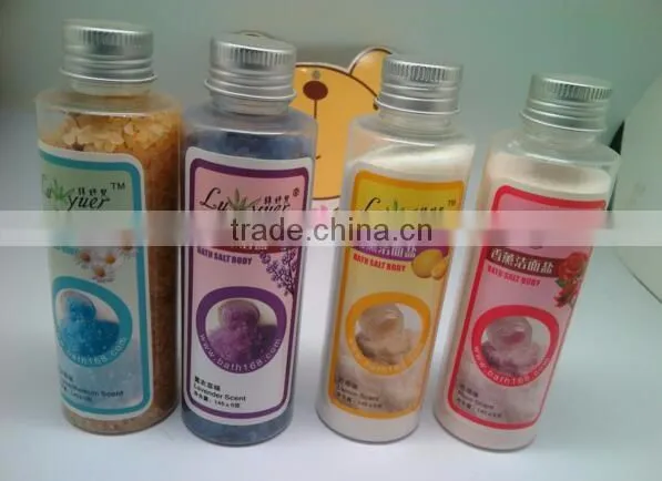 natural leaf handmade essencial oil soap set, bath salt spa gift set