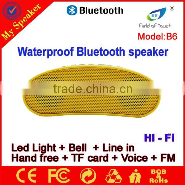 Model S309 2015 new bluetooth NFC speaker with aux in/out USB tf card fm radio funtion