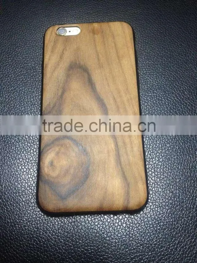 Best selling Wood Grain Sticker Phone Case without logo for iPhone 6s