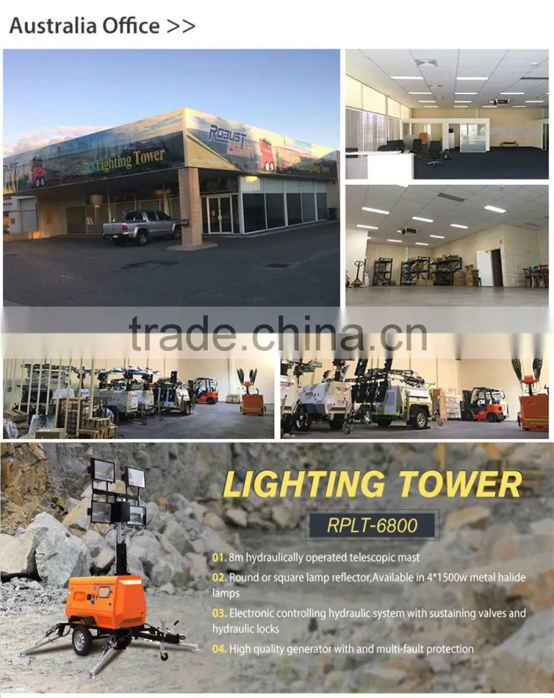 LED lamp mobile lighting tower