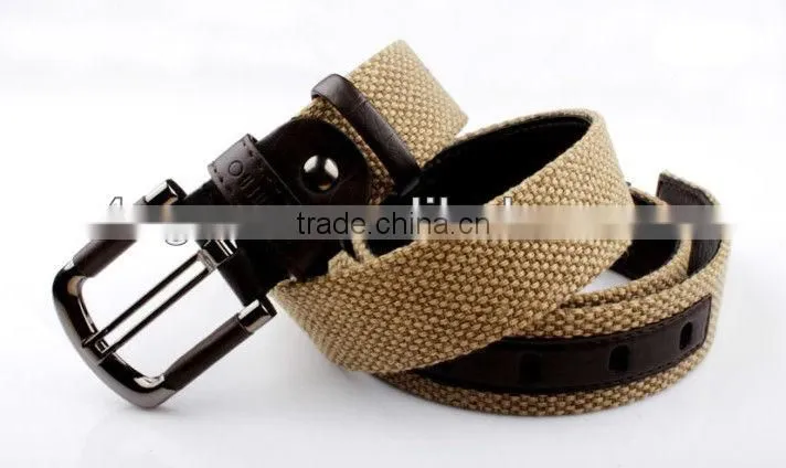Fashion design canvas belt