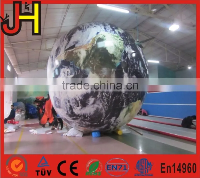 5m Hanging Inflatable Earth Globe with Satellite Imagery